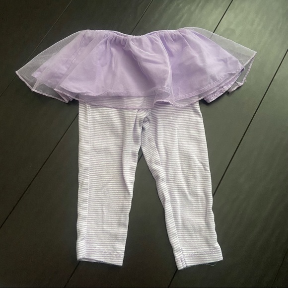 Carter’s baby girl long sleeve pocket unicorn bodysuit & tutu leggings size 18M - Picture 6 of 7